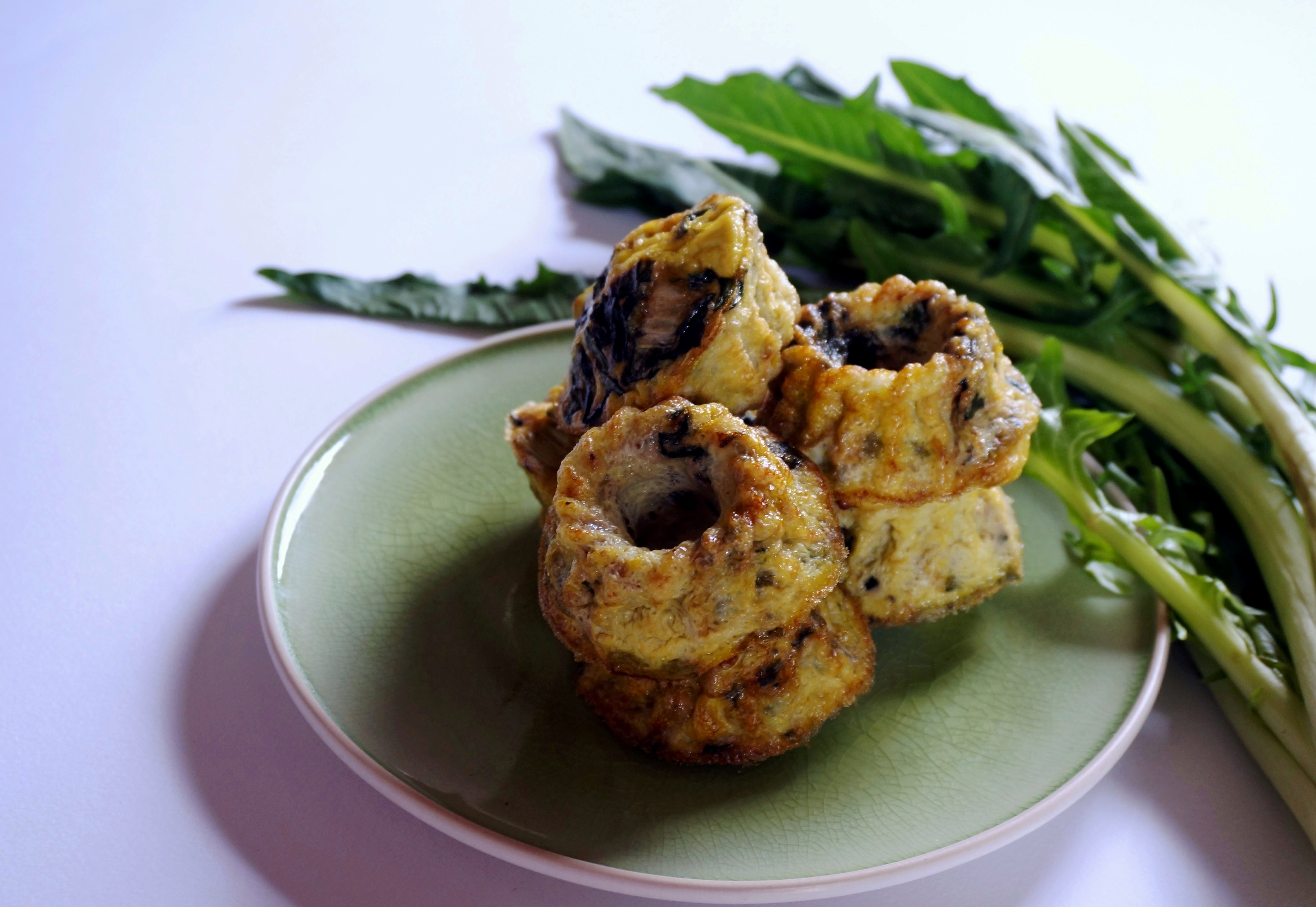 Chicory Frittata Finger Food